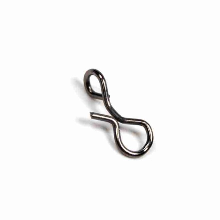 Finman Fishing 100pcs Fly Fishing Snaps - Stainless Steel Quick Change Clips For Flies & Lures | 3 Sizes S/M/L No-Knot Connectors Fishing Swivels & Snaps
