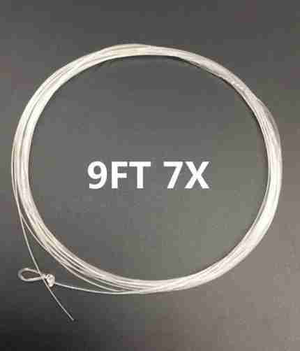 7x Micro Tippet Tapered Tip 9 Feet Long Perfect for Micro Fishing