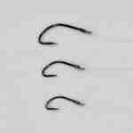 AOMF micro fishing hook pre-snelled on monofilament with a loop, designed for precision in catching small fish.